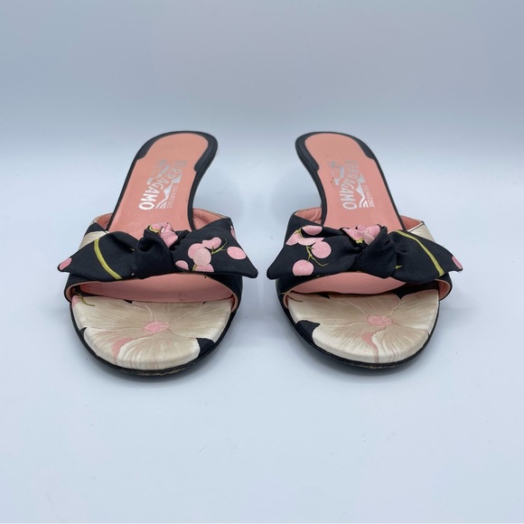 Salvatore Ferragamo Shoes 8 1/2 Black/Pink - Picture 5 of 16